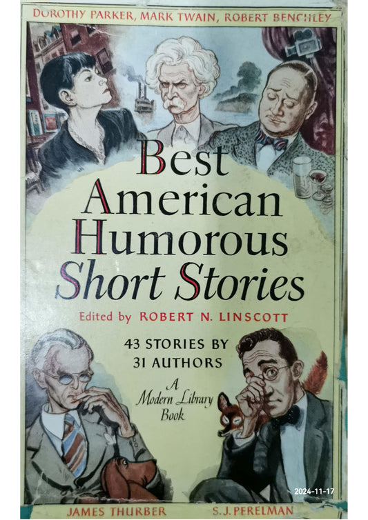 The Best American Humorous Short Stories Book by Edgar Allan Poe and Mark Twain