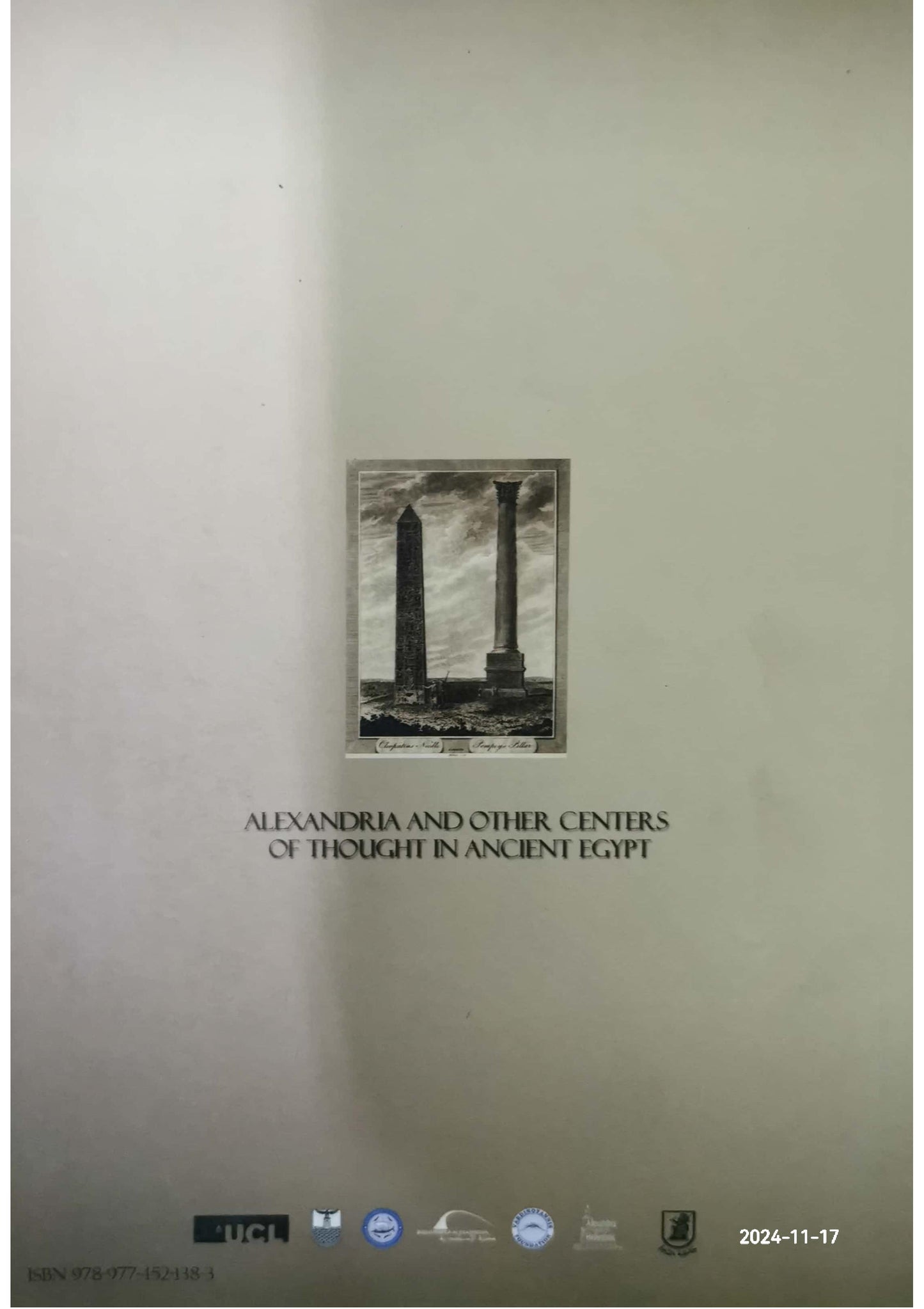 Alexandria and other Centers of thought in ancient egypt