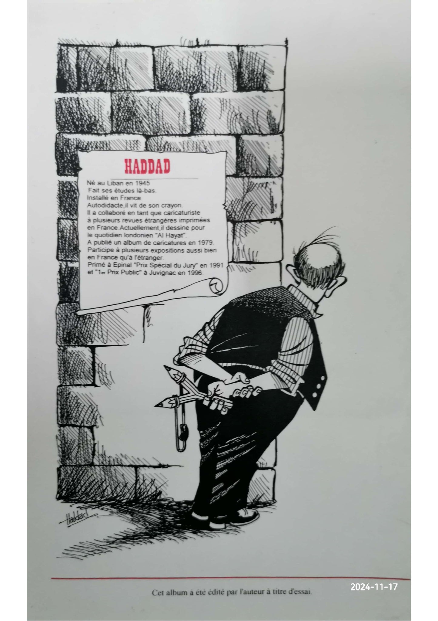 haddad cartoons dessins d'actualité book