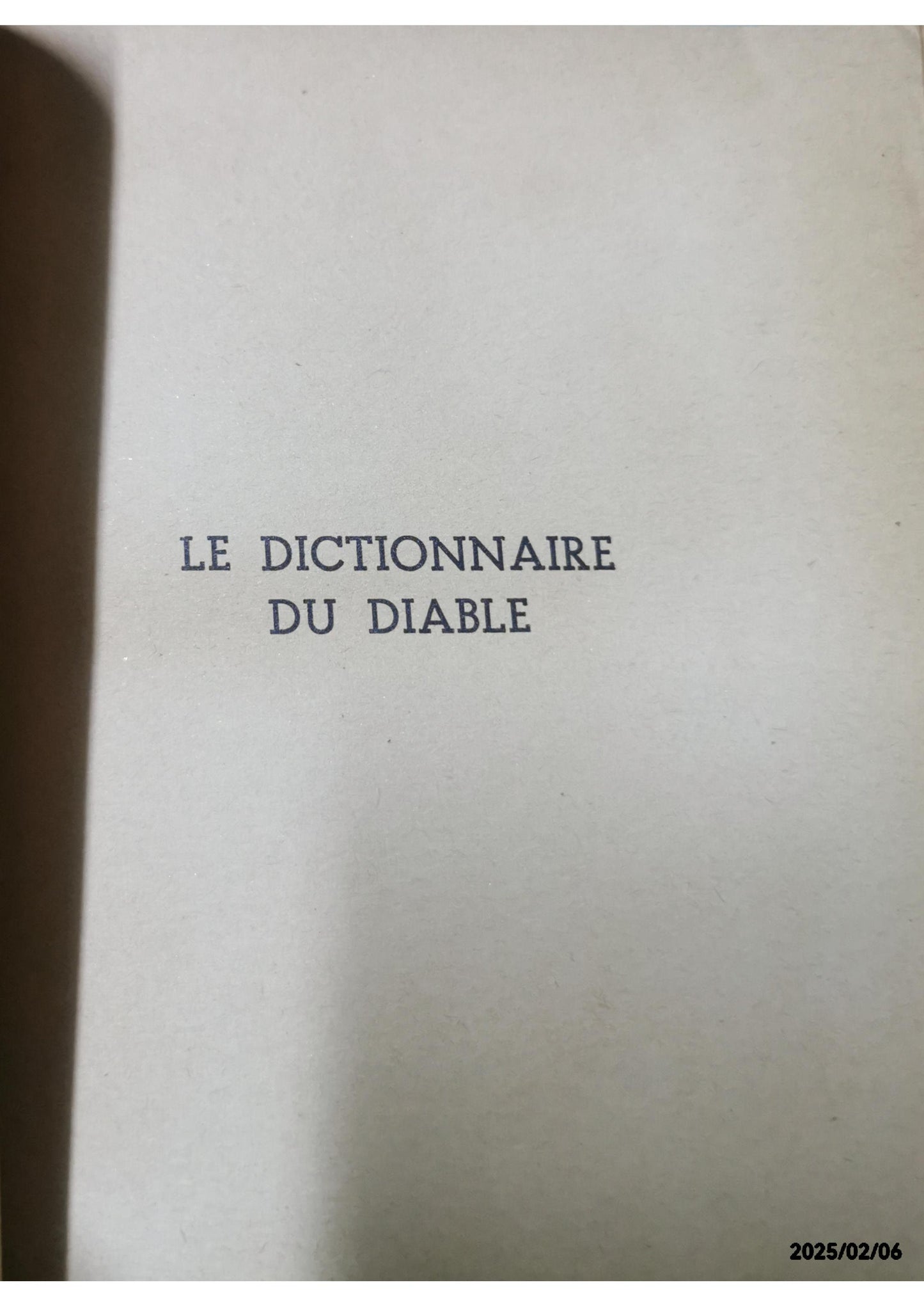 Le Dictionnaire du diable Poche – 8 septembre 2006 de Ambroise Bierce (Auteur)