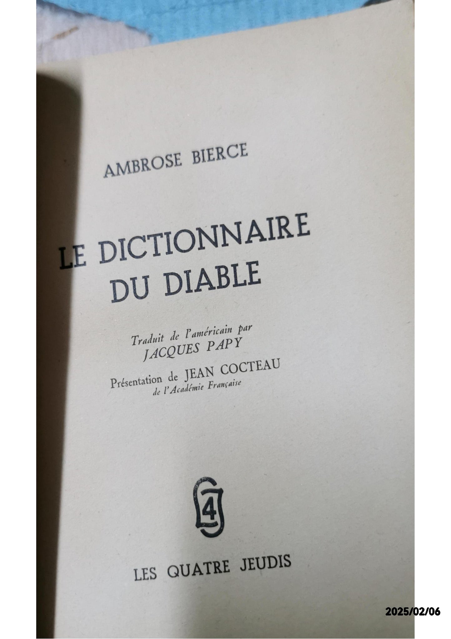 Le Dictionnaire du diable Poche – 8 septembre 2006 de Ambroise Bierce (Auteur)