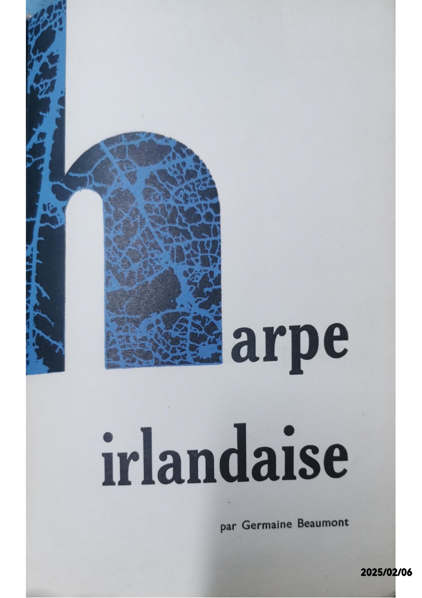 La harpe Irlandaise Germaine BEAUMONT Used Hardcover