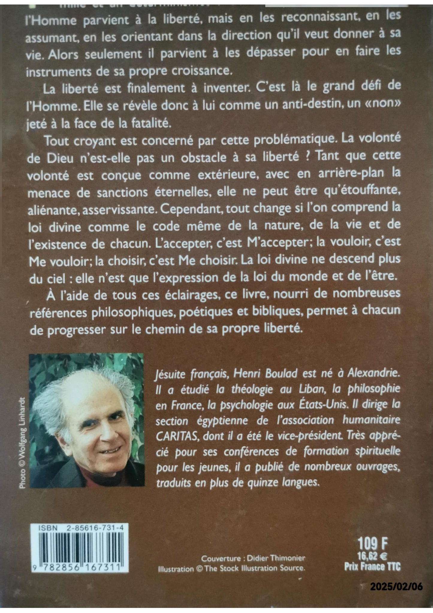 L'Anti Destin: L'Homme face à sa libertÃ Paperback – January 1, 1999 French Edition  by Henri Boulad (Author)