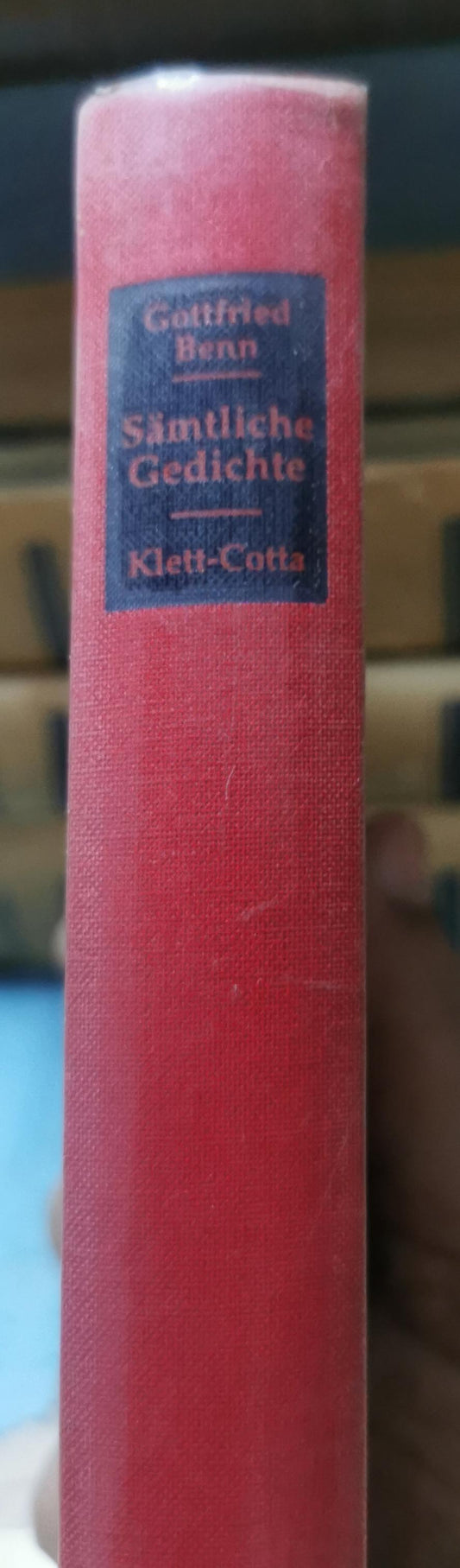 Sämtliche Gedichte Hardcover – 21 Oct. 1998 by Gottfried Benn (Autor)