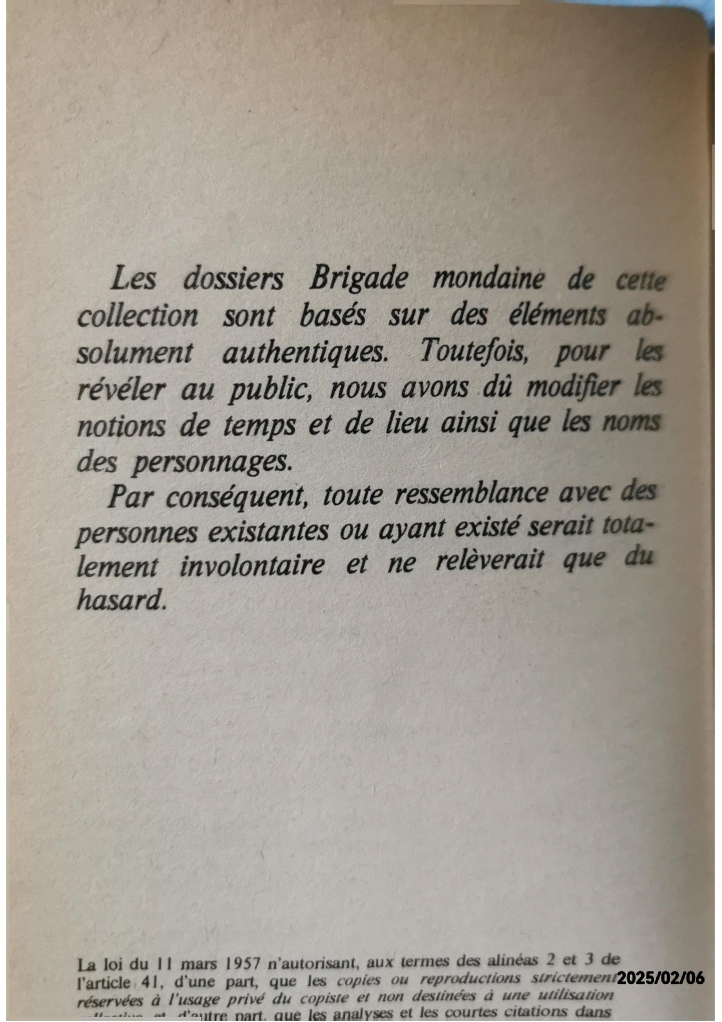 Brigade Mondaine N 16 - la Permission de Minuit (French Edition) Mass Market Paperback French Edition  by Michel Brice (Author)