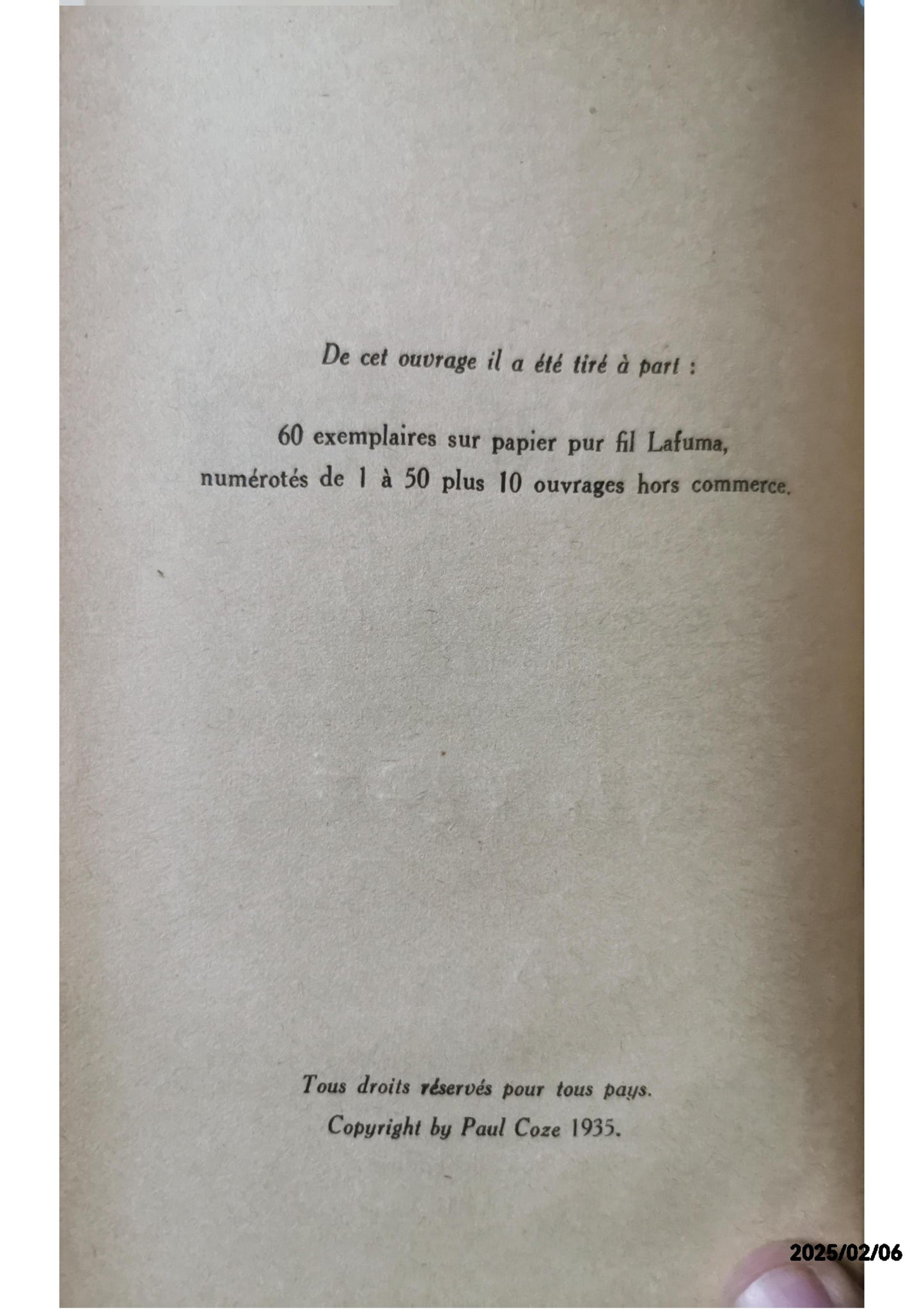 Quatre Feux. Relié – 1 janvier 1935 de COZE Paul (Auteur)