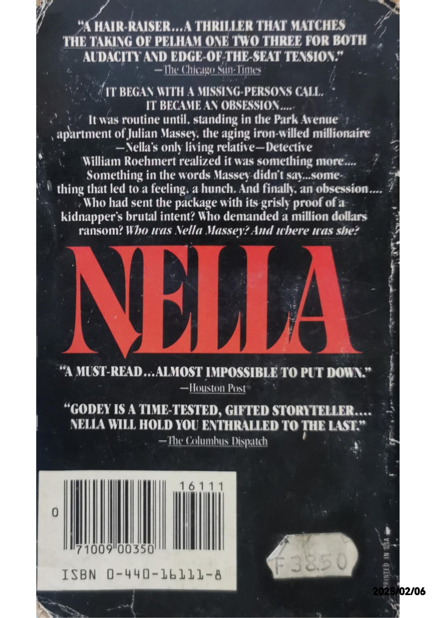 Nella Paperback – May 1, 1982 by John Godey (Author)