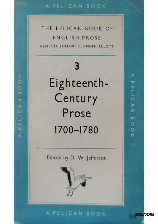 Eighteenth-Century Prose: 1700-1780 Paperback – Import, January 1, 1956 by douglas jefferson (Author)