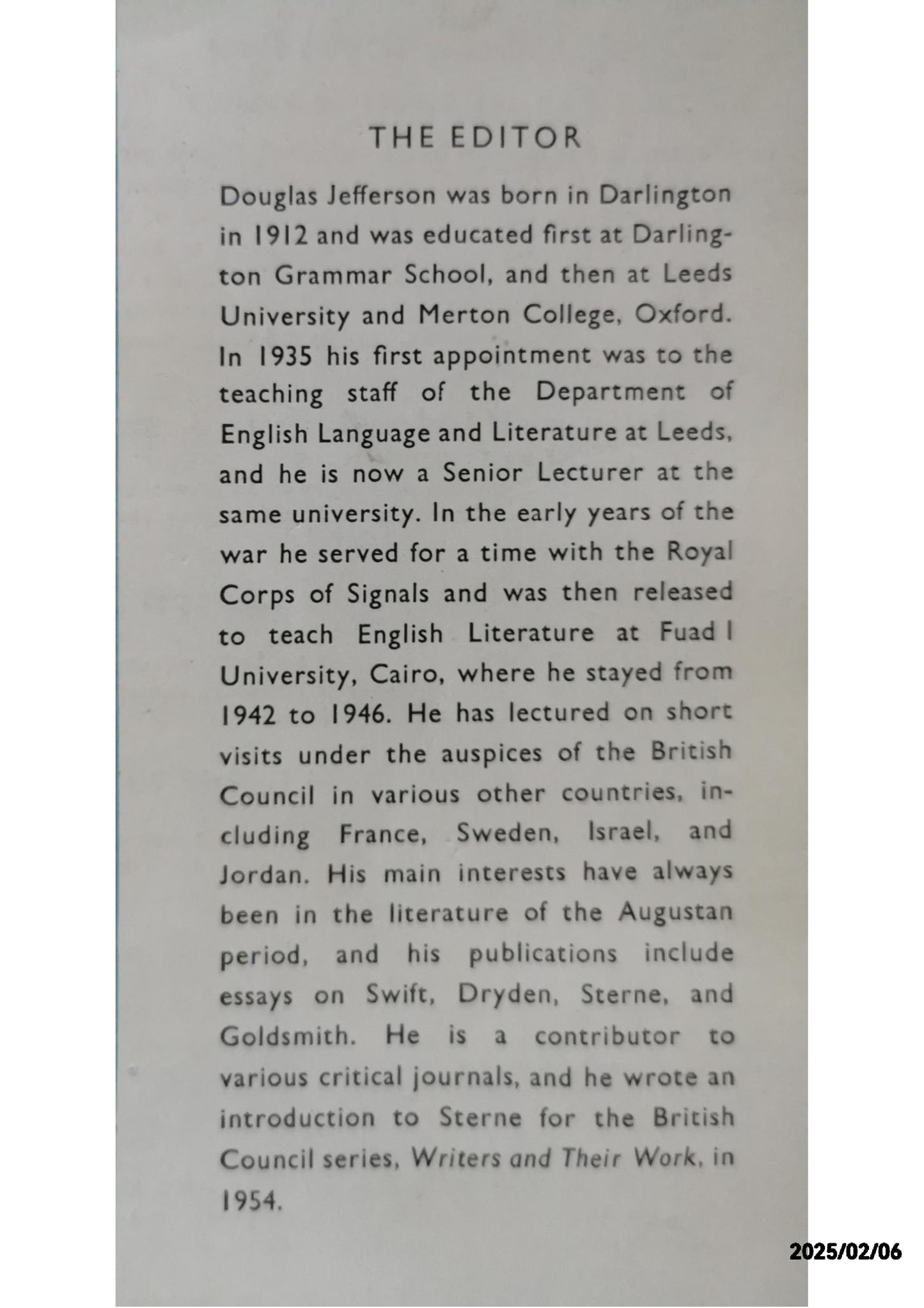 Eighteenth-Century Prose: 1700-1780 Paperback – Import, January 1, 1956 by douglas jefferson (Author)