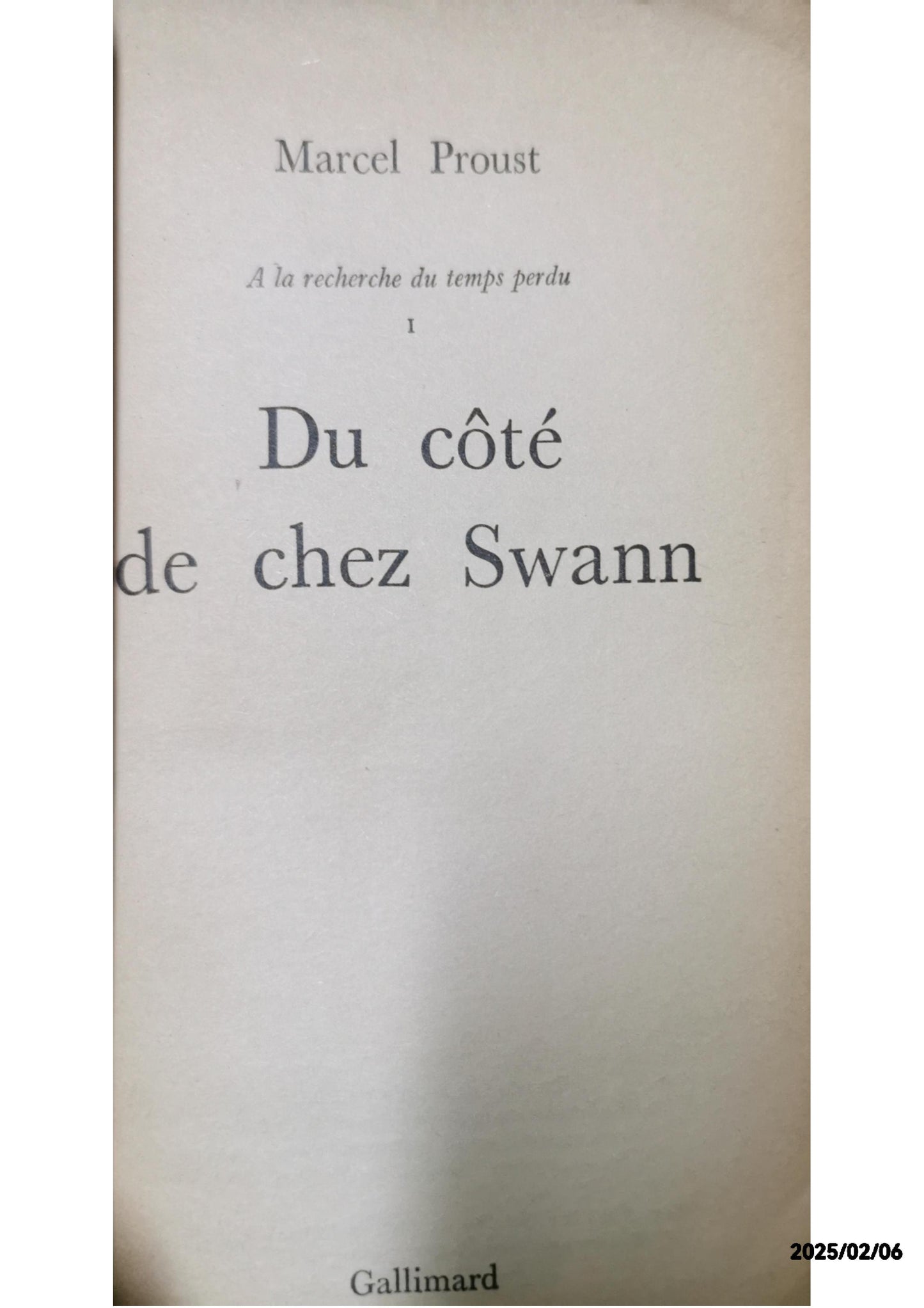 Du Cote De Chez Swann Broché – 1 juillet 2001 de Marcel Proust (Auteur)