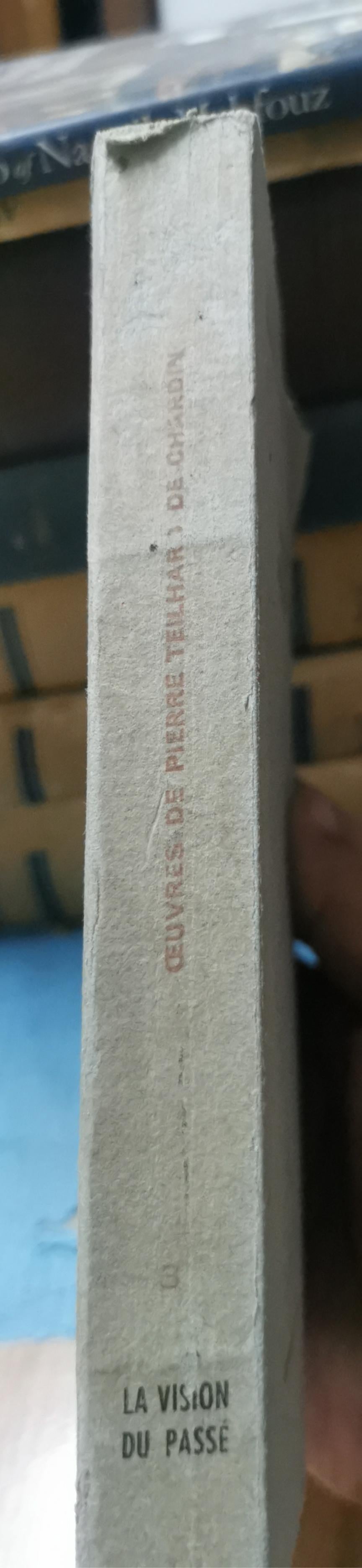 Oeuvres, tome 3 : La Vision du passé Broché – Grand livre, 1 janvier 1957 de Pierre Teilhard de Chardin (Auteur)