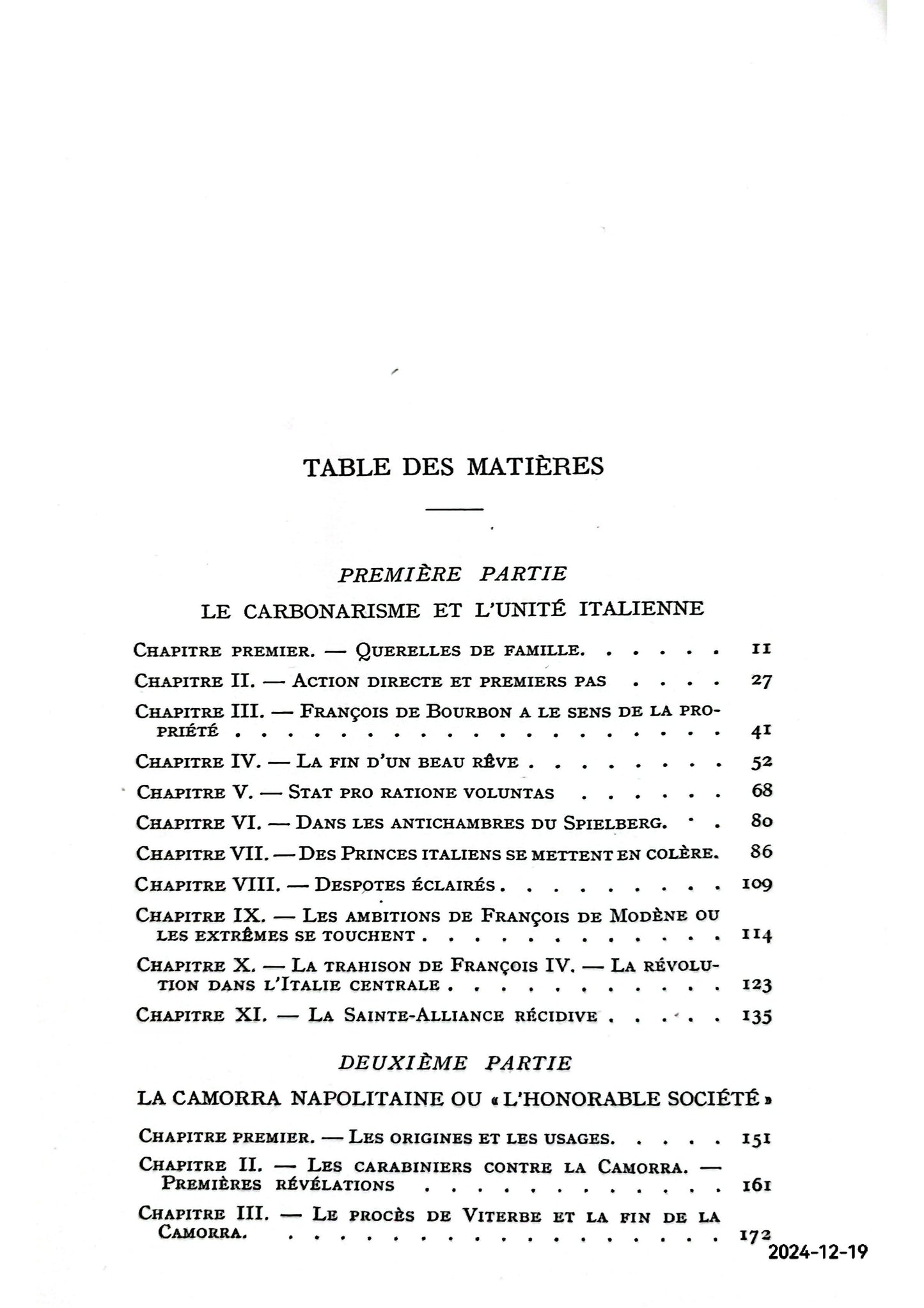 Les sociétés secrètes italiennes - Les Carbonari, la Camorra, la Mafia Broché – 1 janvier 1936 de Falcionelli (Albert) (Auteur)