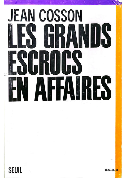 Les Grands Escrocs en affaire Broché – 1 mars 1979 de Jean Cosson (Auteur)