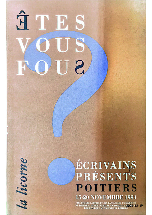 Êtes-vous fous ? Broché-  de René Crevel (Auteur)