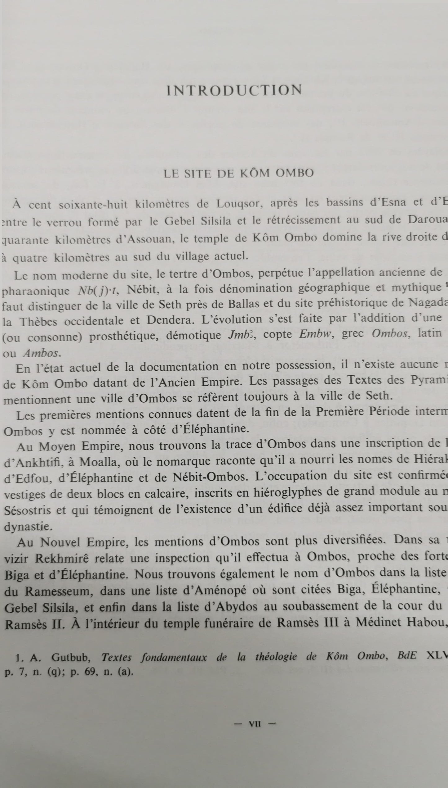 Kôm Ombo, Volume 1 zInstitut français d'archéologie orientale, 1995 - Egypt - 570 pages