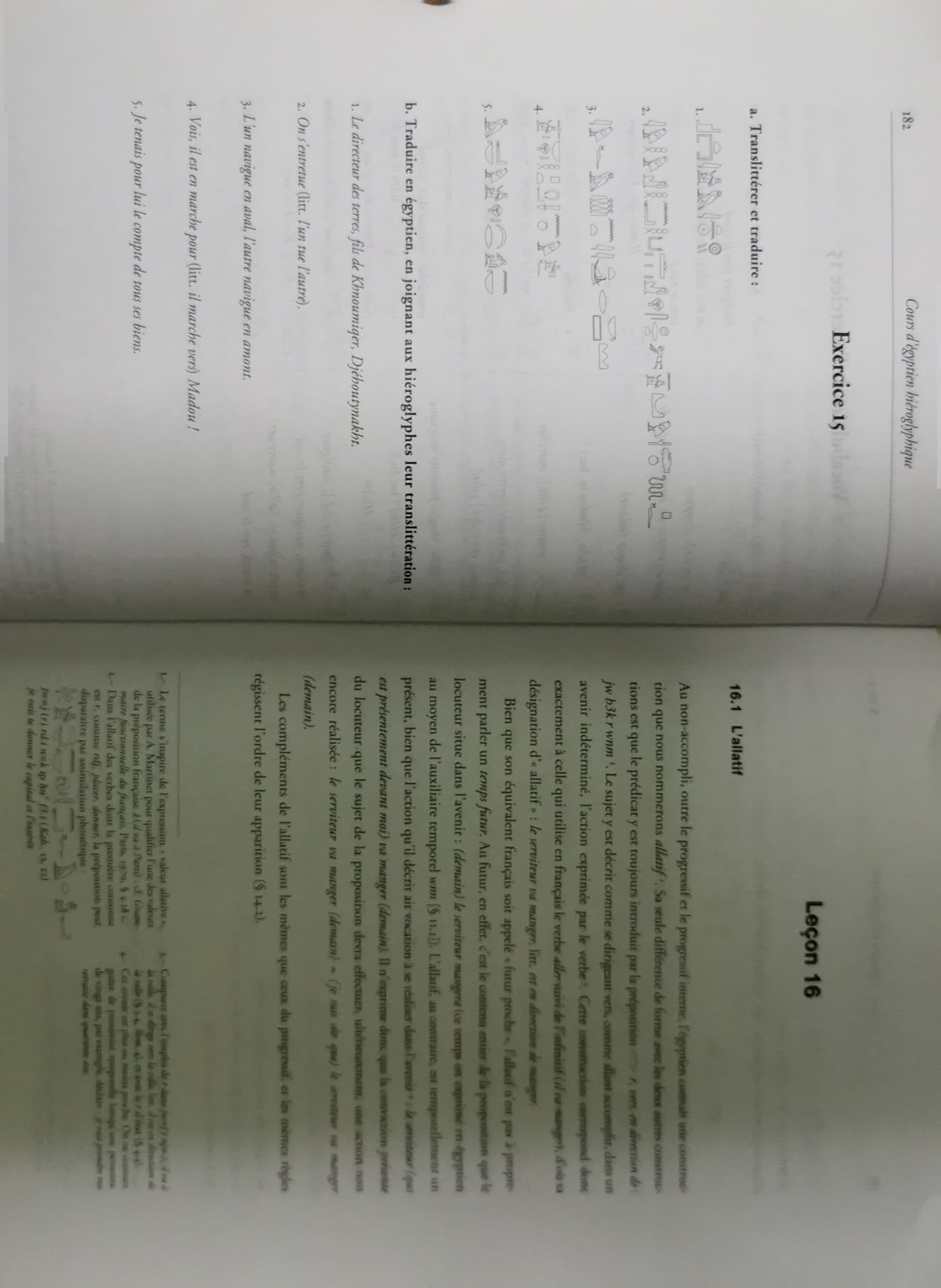 Cours d'égyptien hiéroglyphique Broché – 1 janvier 2003 de Pierre Grandet