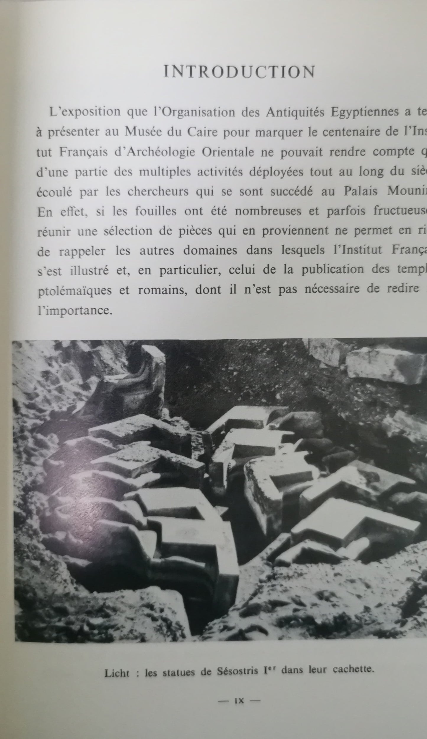 CENTENAIRE DE L'INSTITUT FRANCAIS D'ARCHEOLOGIE ORIENTALE - Le Caire 1981