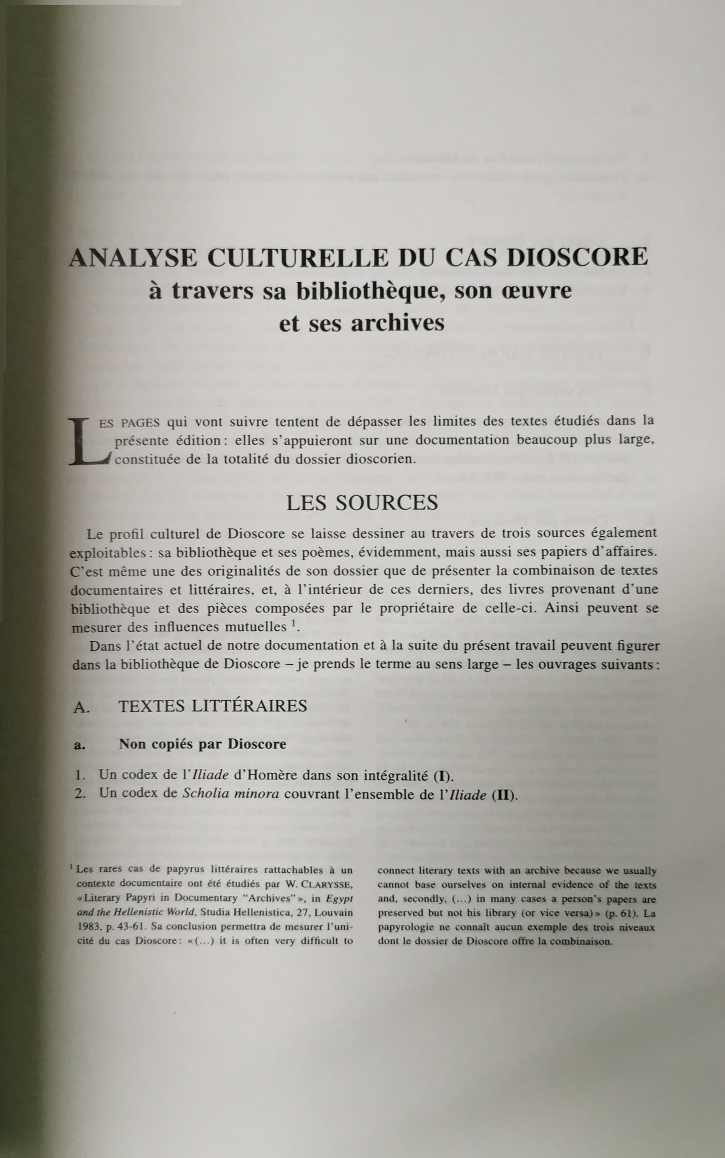 Hellénisme dans l'Egypte du VIème siècle 2 volumes.: La bibliothèque et l'oeuvre de Dioscore d'Aphrodite Broché – 1 janvier 1999 Édition en Anglais  de Jean-Luc Fournet