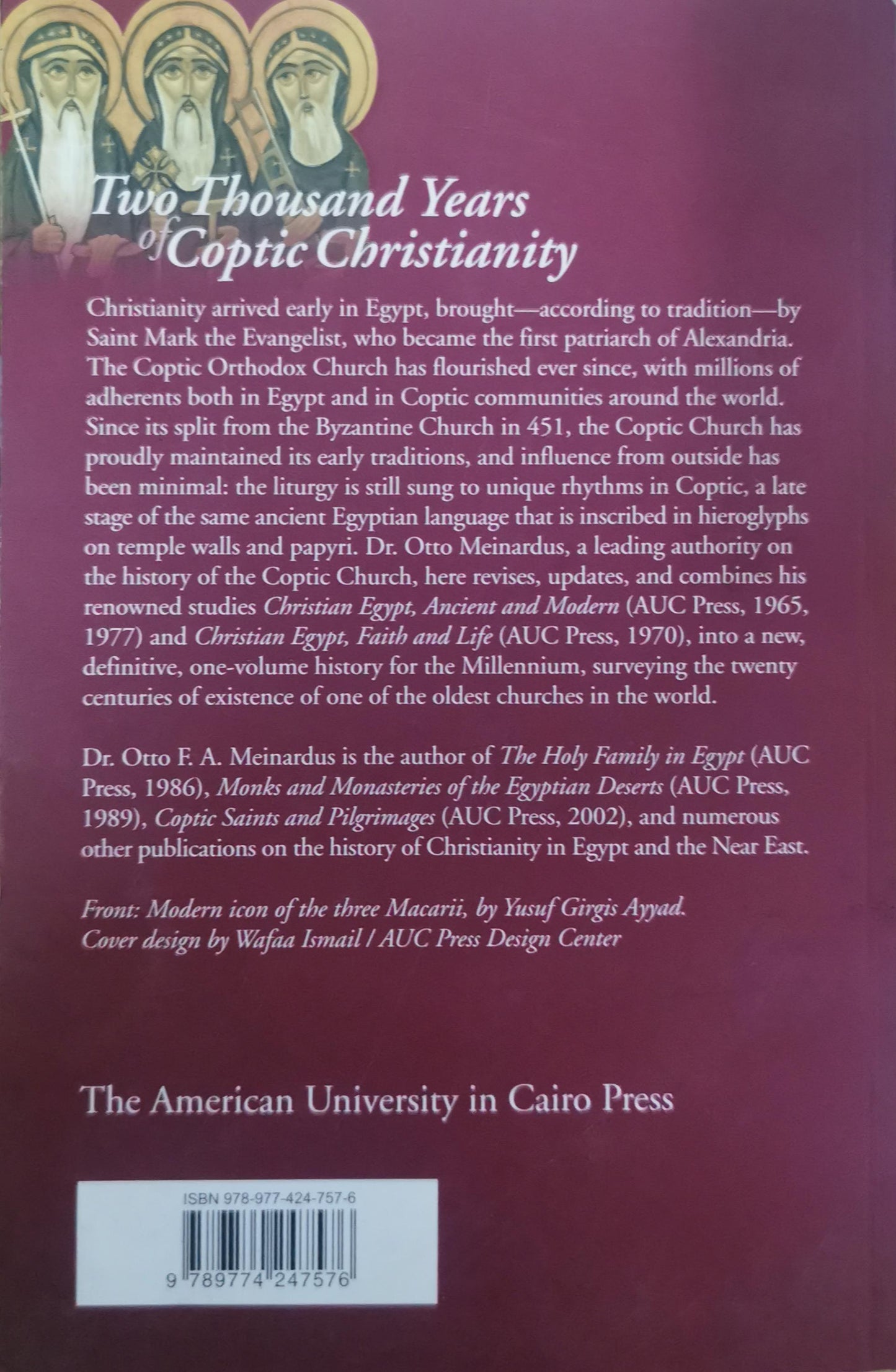 Two Thousand Years of Coptic Christianity Hardcover – January 1, 1999 by Otto F. A. Meinardus (Author), Otto Fmeinardus (Author)