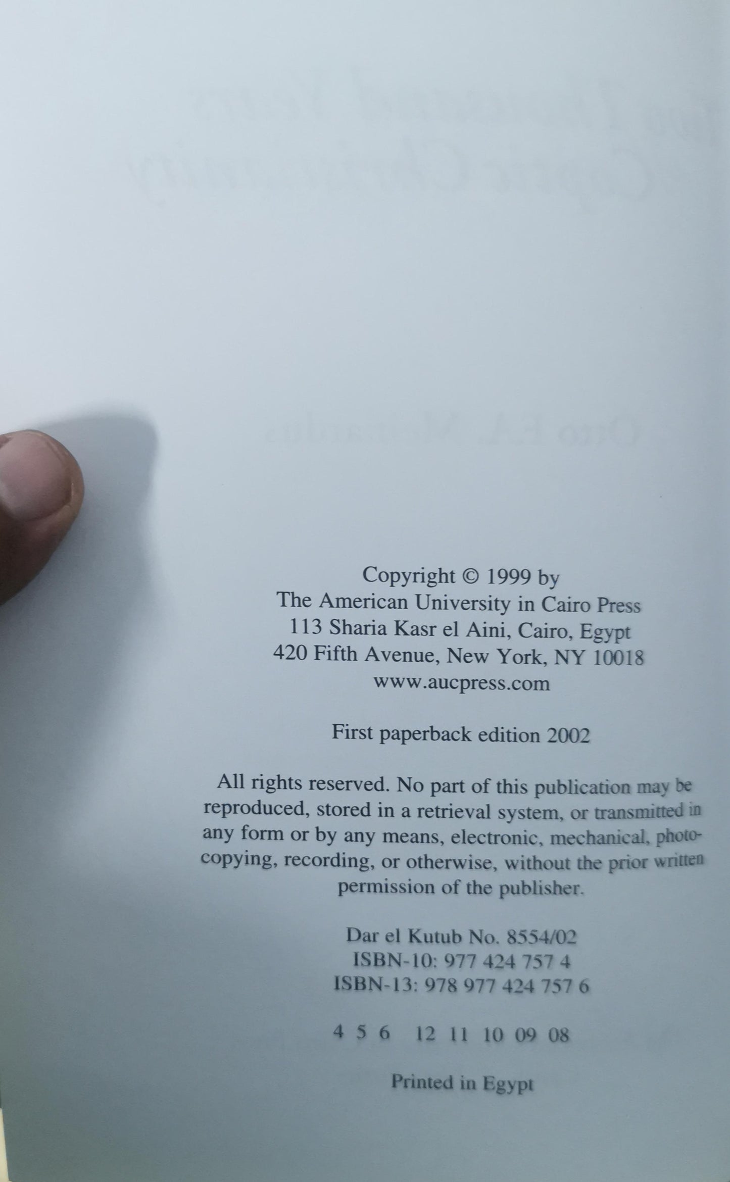 Two Thousand Years of Coptic Christianity Hardcover – January 1, 1999 by Otto F. A. Meinardus (Author), Otto Fmeinardus (Author)