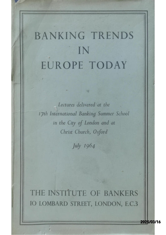 Banking Trends in Europe Today - Unknown