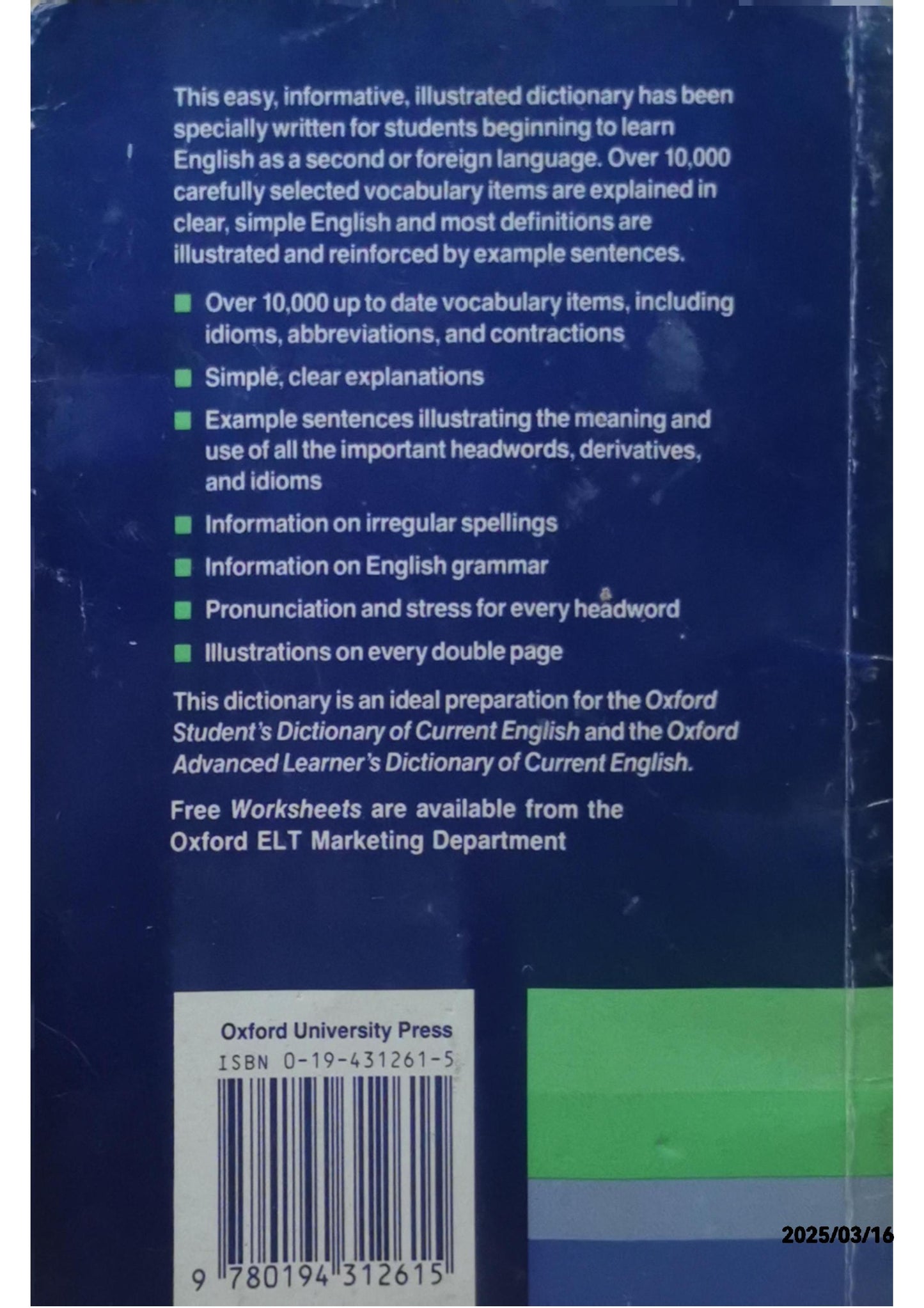 Oxford Basic English Dictionary - Oxford University Press