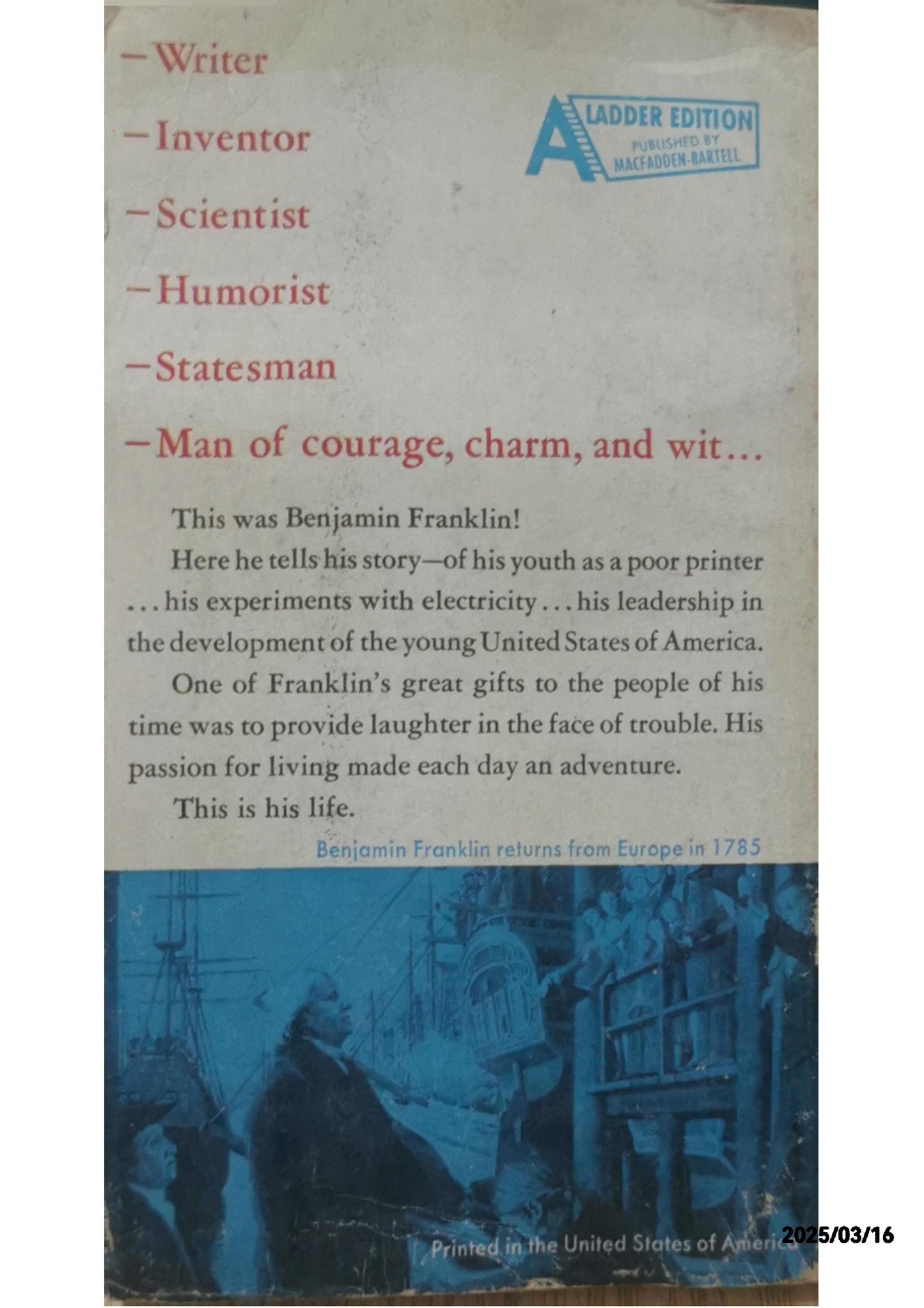 The Autobiography of Benjamin Franklin - Benjamin Franklin