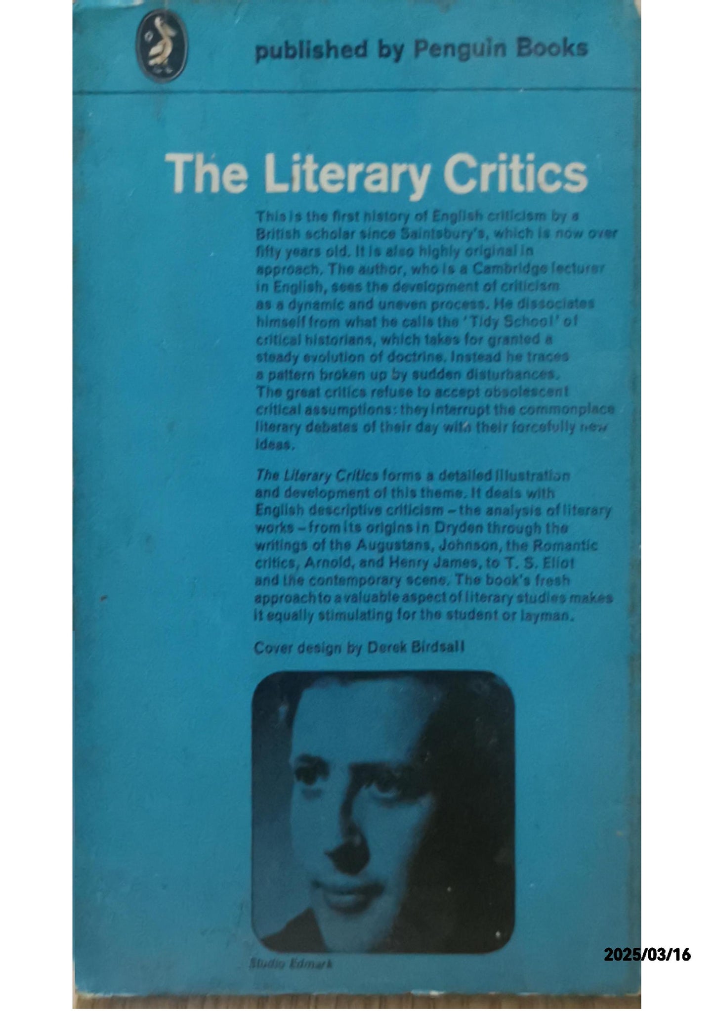 The Literary Critics - George Watson