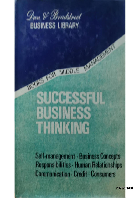 SUCCESSFUL BUSINESS THINKING - A. M. Sullivan