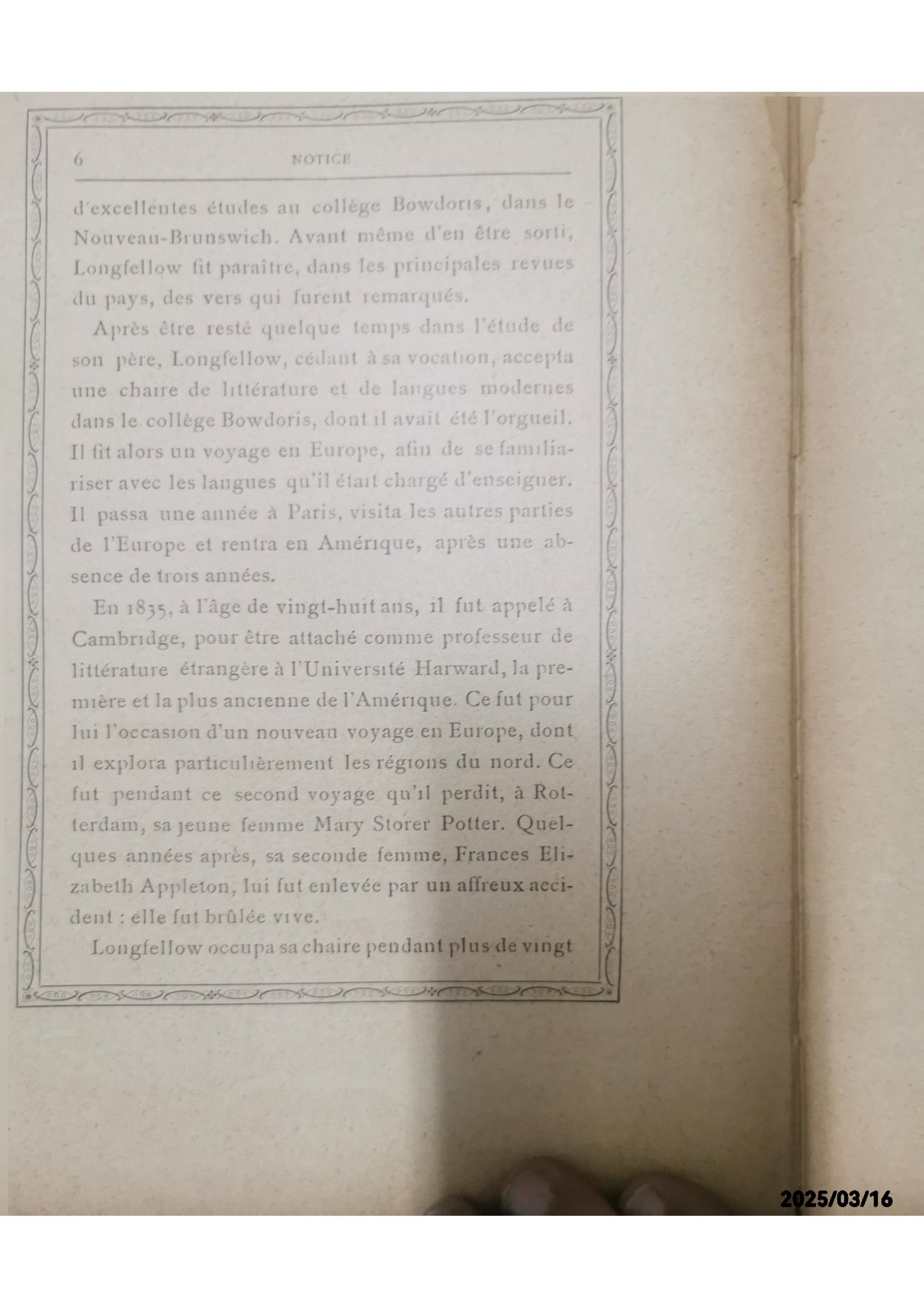 Évangéline - H. W. Longfellow