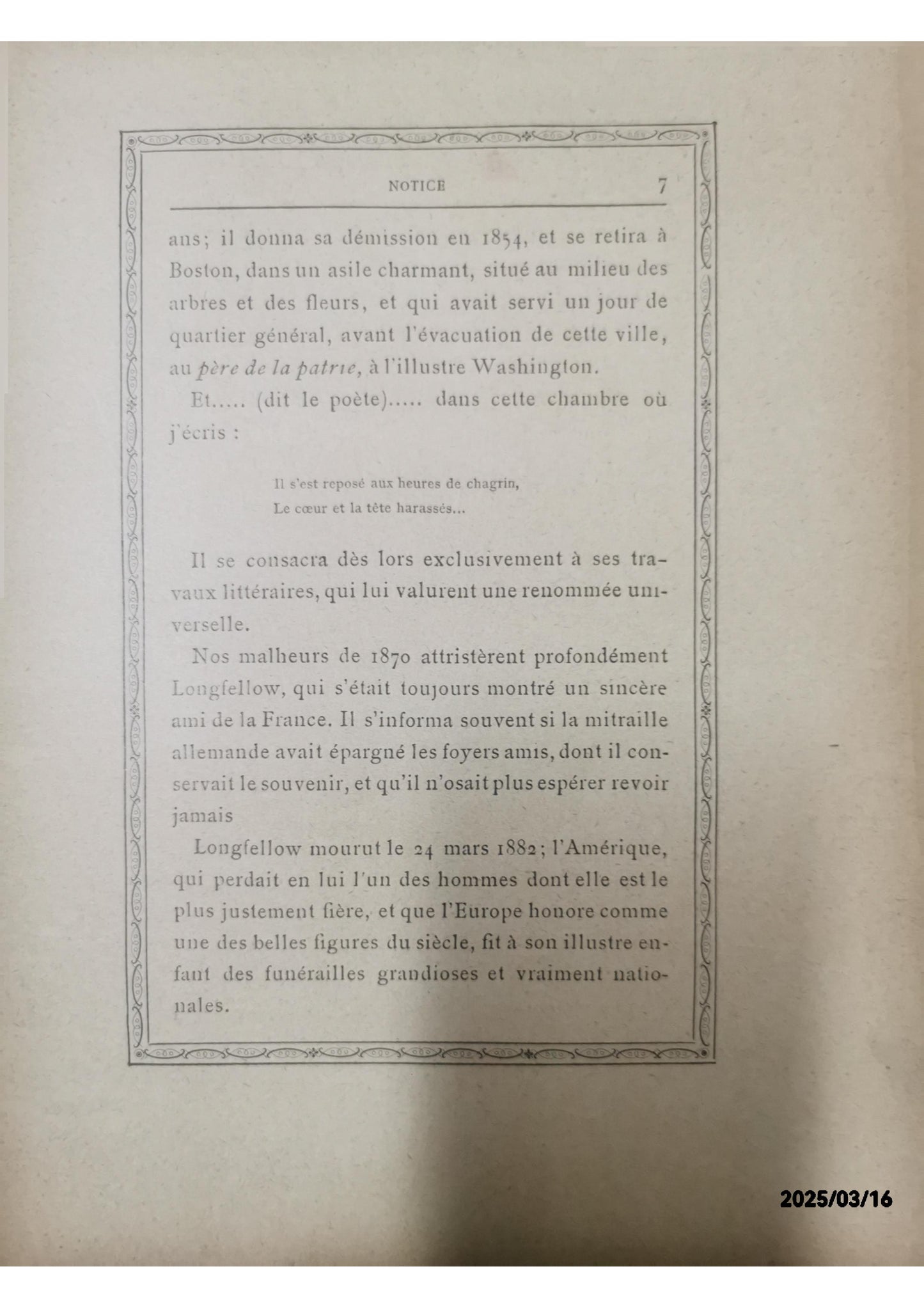 Évangéline - H. W. Longfellow