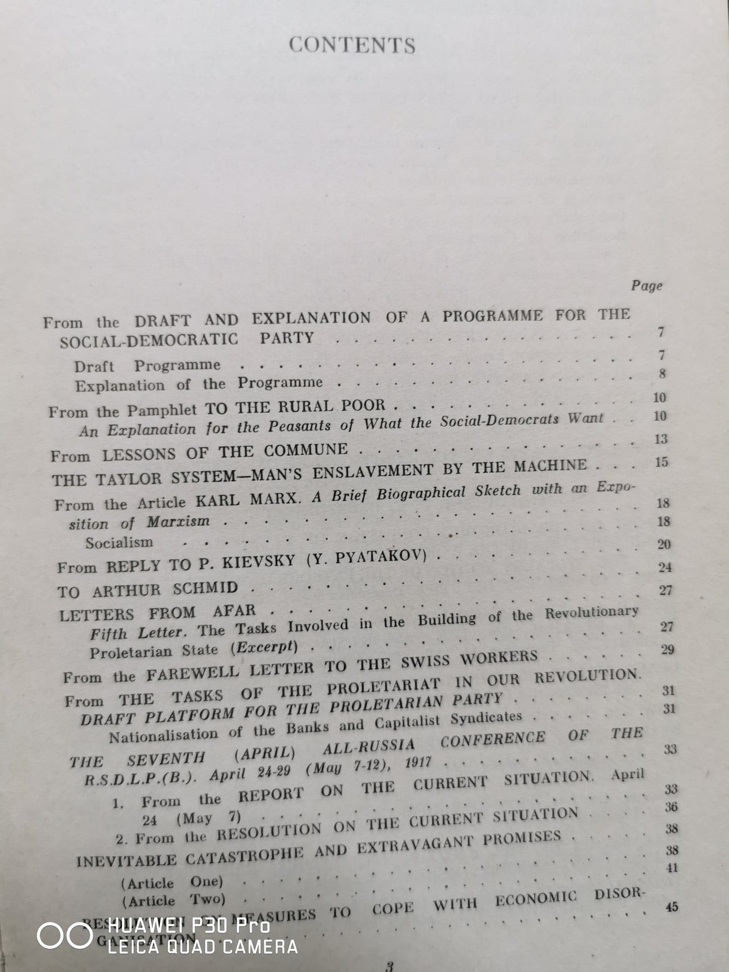 V. I. Lenin on Worker's Control and the Nationalization of Industry