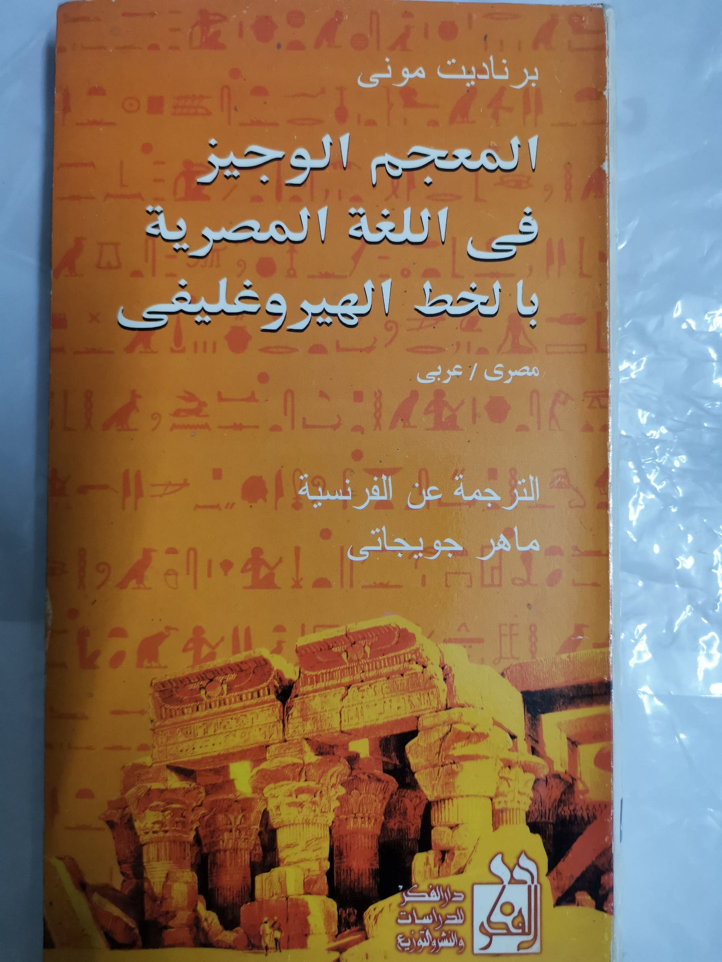 المعجم الوجيز في اللغة المصرية بالخط الهيروغليفي-//-برناديت موني