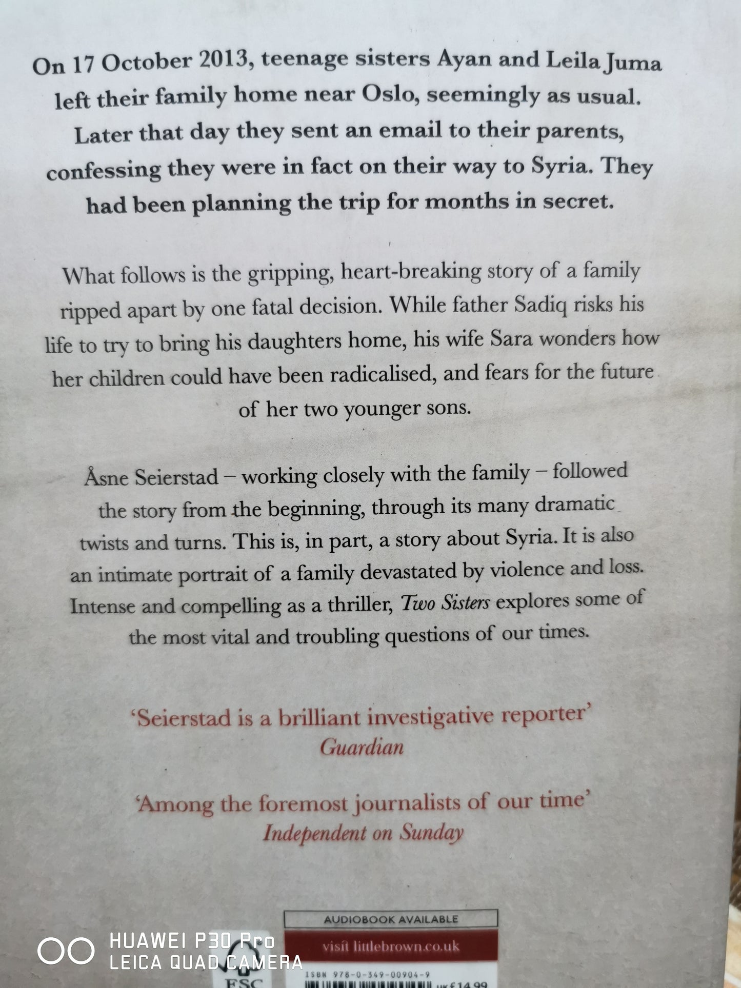 Two Sisters: A Father, His Daughters, and Their Journey Into the Syrian Jihad
Book by Åsne Seierstad