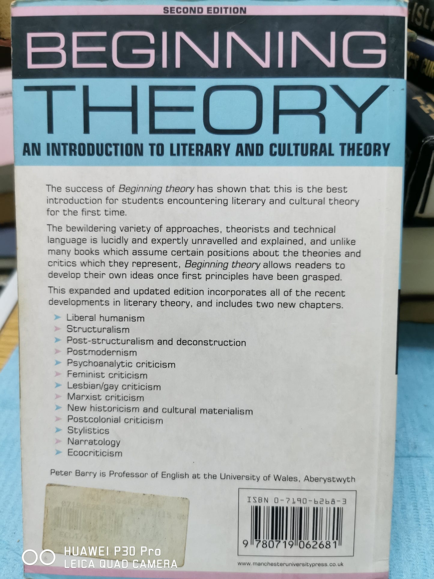 Beginning Theory: An Introduction to Literary and Cultural Theory
Book by Peter Barry